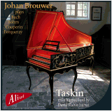 CD - Taskin - Johan Brouwer speelt Bach, Böhm, Couperin en Forqueray
